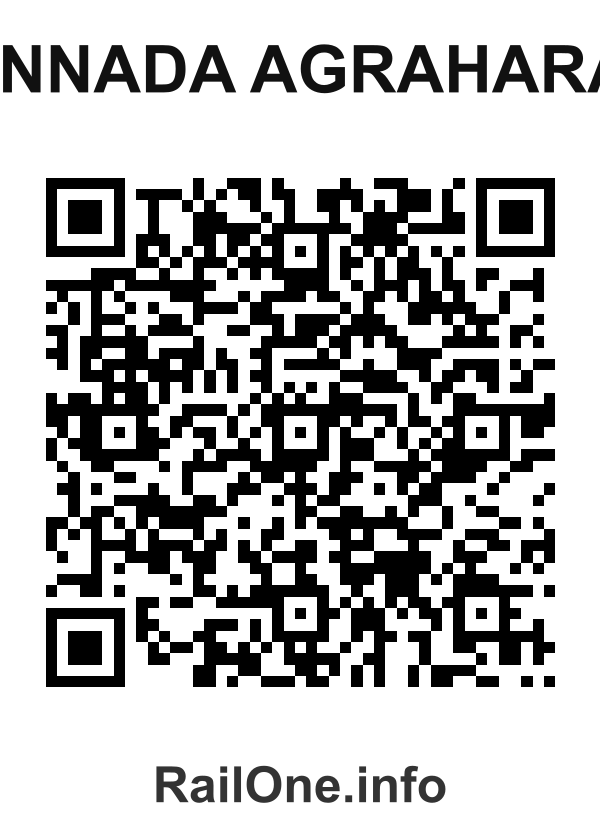 RailOne QR Code for Pennada Agraharam station