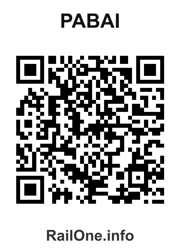 RailOne QR Code for Pabai station