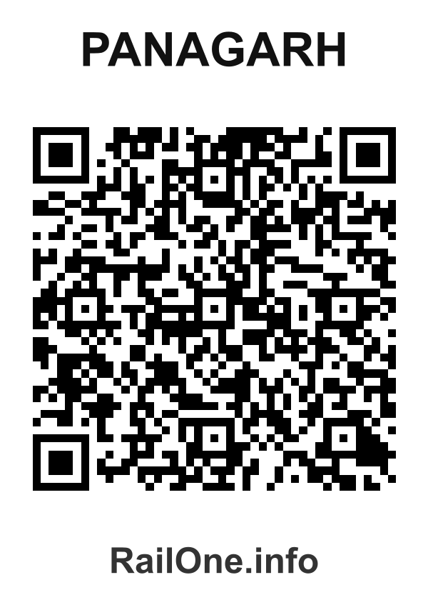 RailOne QR Code for Panagarh station