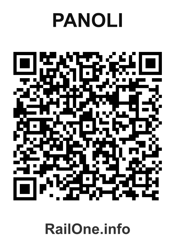 RailOne QR Code for Panoli station