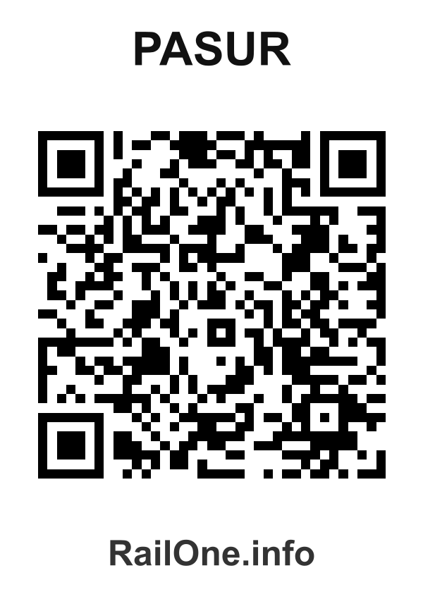 RailOne QR Code for Pasur station