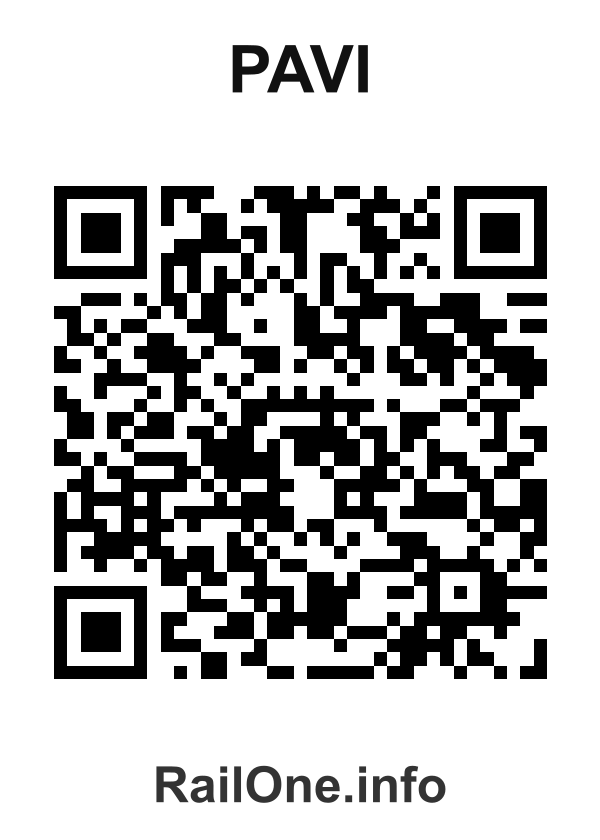 RailOne QR Code for Pavi station