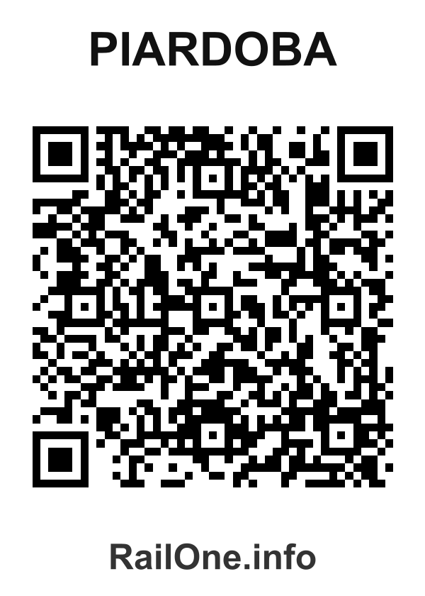 RailOne QR Code for Piardoba station