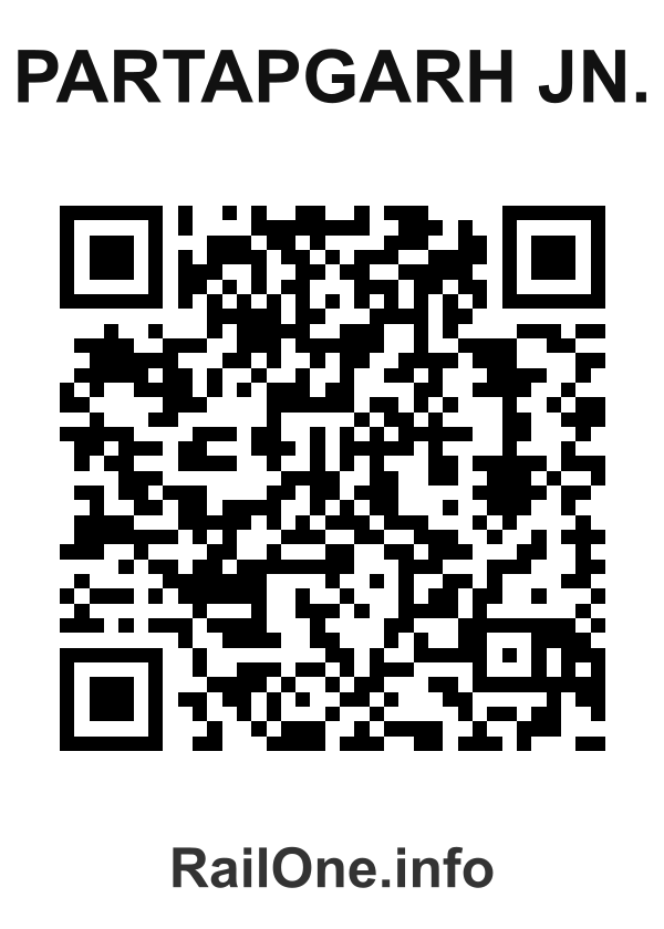 RailOne QR Code for Partapgarh Jn. station