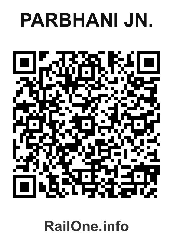 RailOne QR Code for Parbhani Jn. station