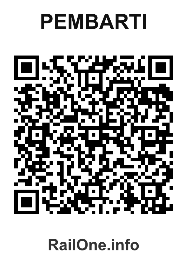 RailOne QR Code for Pembarti station