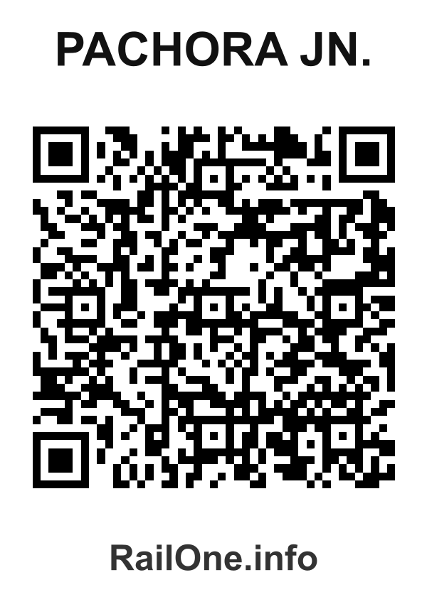 RailOne QR Code for Pachora Jn. station