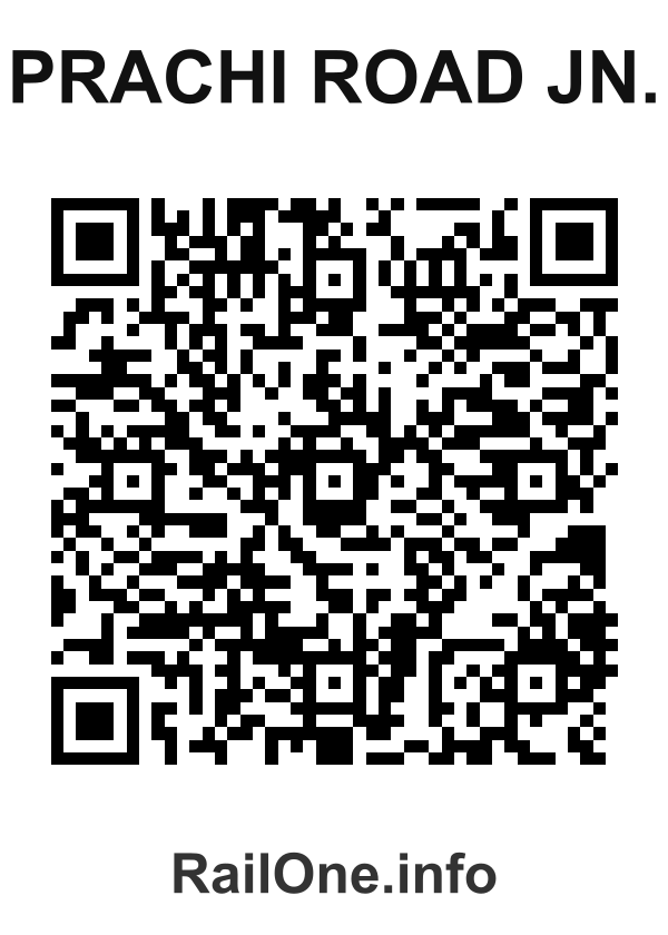 RailOne QR Code for Prachi Road Jn. station