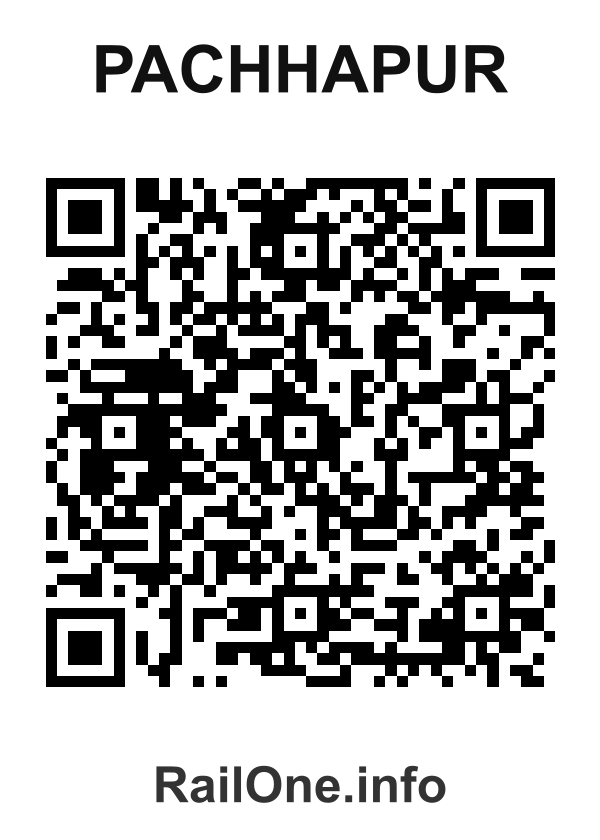 RailOne QR Code for Pachhapur station