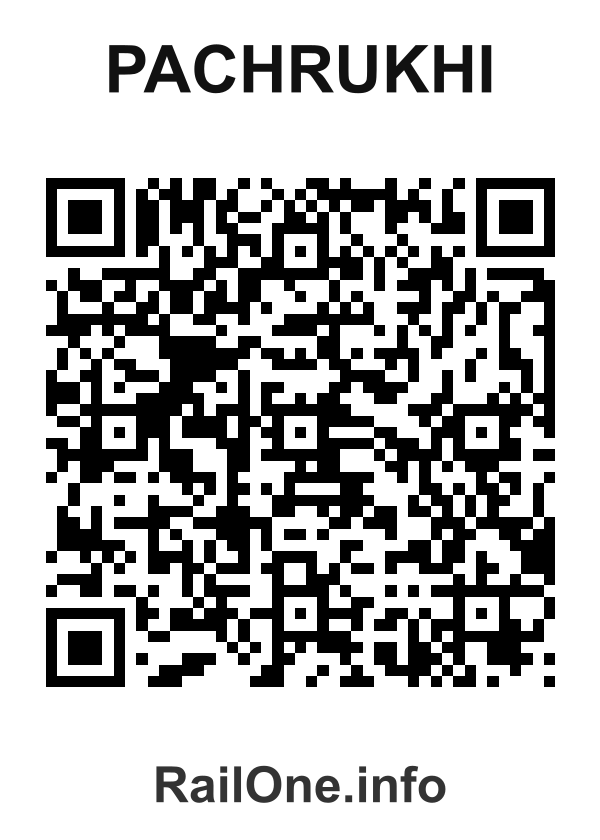 RailOne QR Code for Pachrukhi station