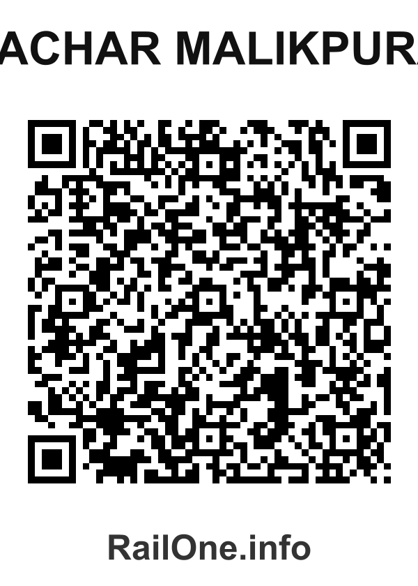 RailOne QR Code for Pachar Malikpura station