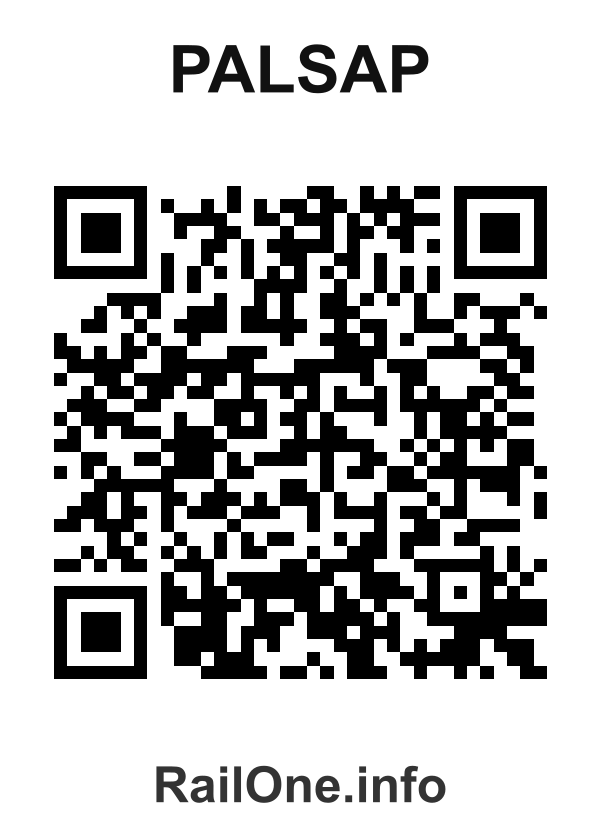 RailOne QR Code for Palsap station
