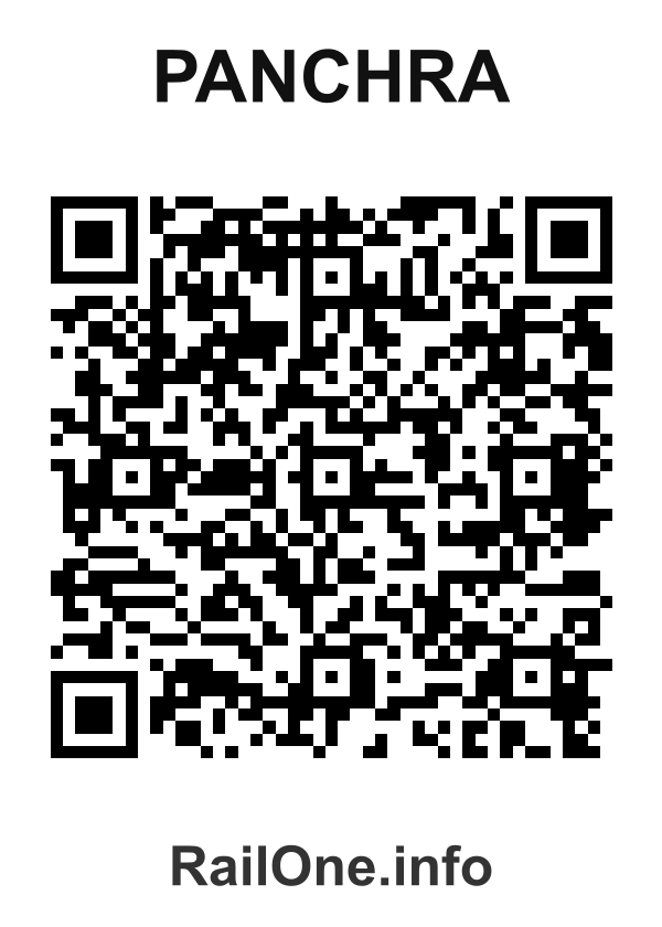 RailOne QR Code for Panchra station
