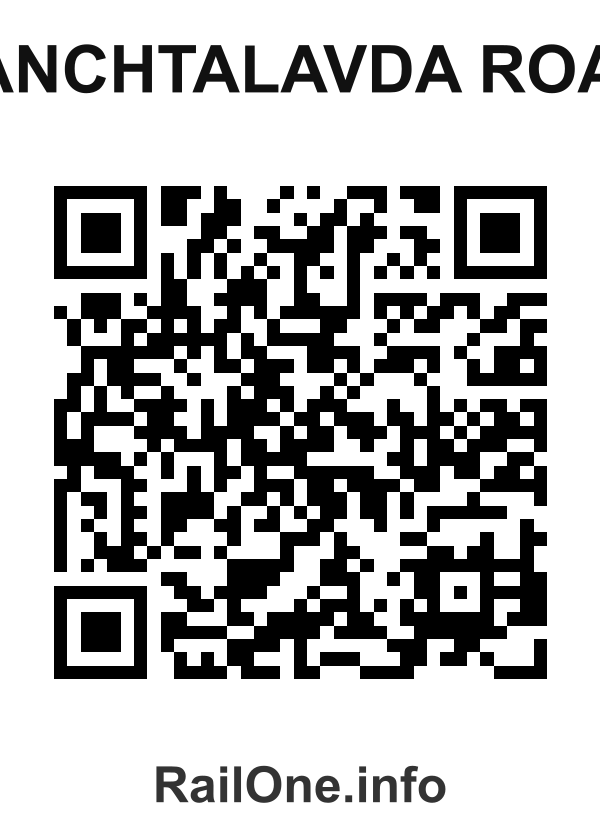 RailOne QR Code for Panchtalavda Road station
