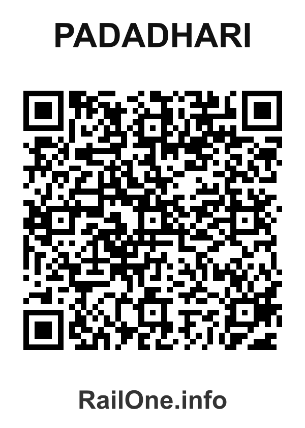 RailOne QR Code for Padadhari station