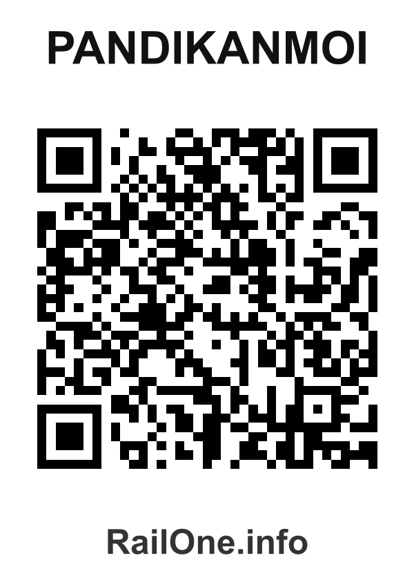 RailOne QR Code for Pandikanmoi station