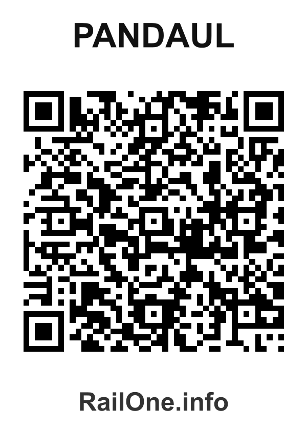 RailOne QR Code for Pandaul station