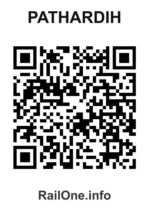 RailOne QR Code for Pathardih station