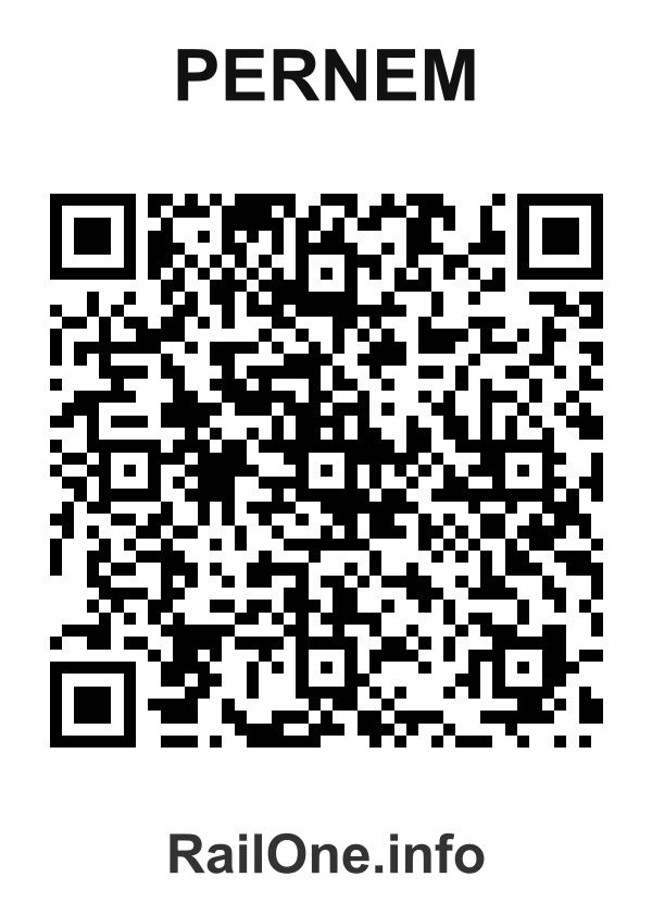 RailOne QR Code for Pernem station