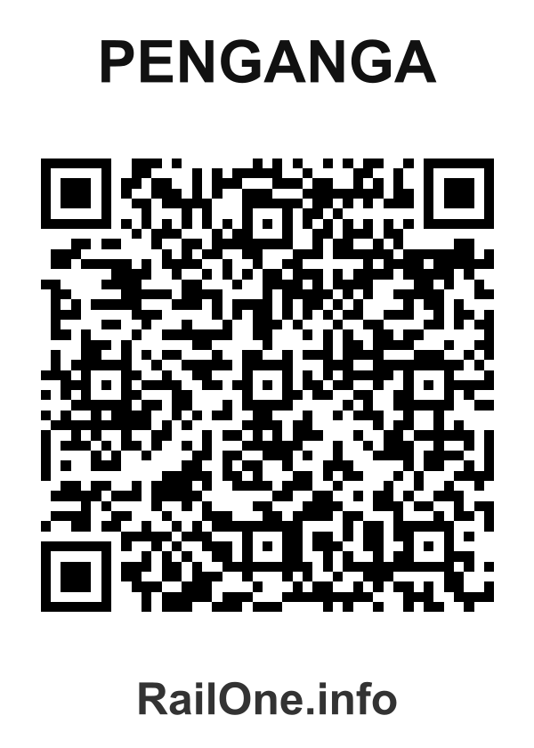 RailOne QR Code for Penganga station