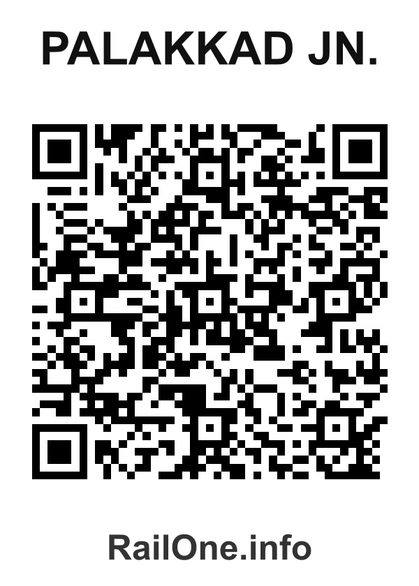 RailOne QR Code for Palakkad Jn. station