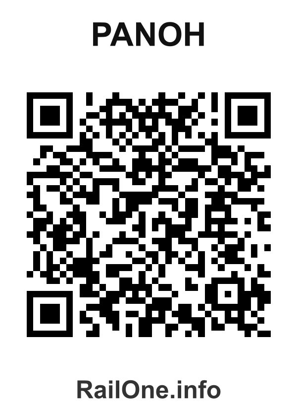 RailOne QR Code for Panoh station
