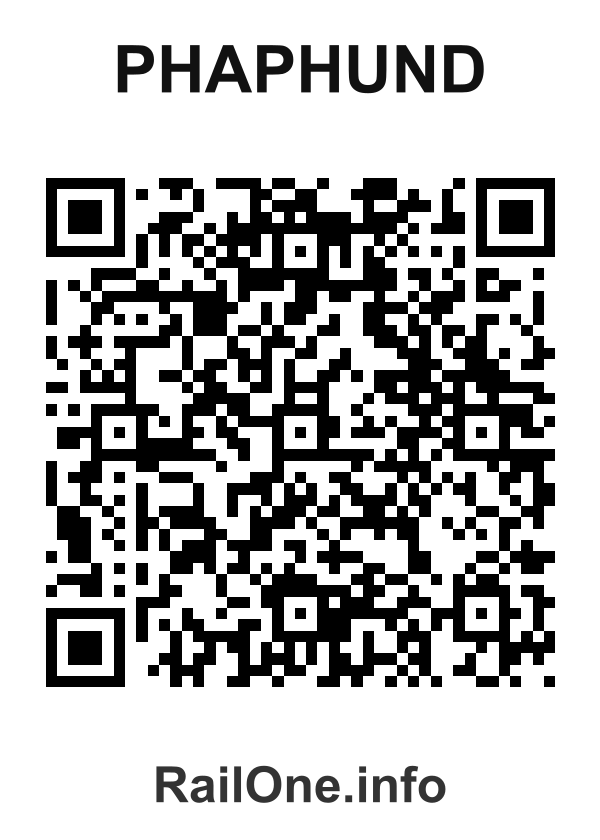 RailOne QR Code for Phaphund station