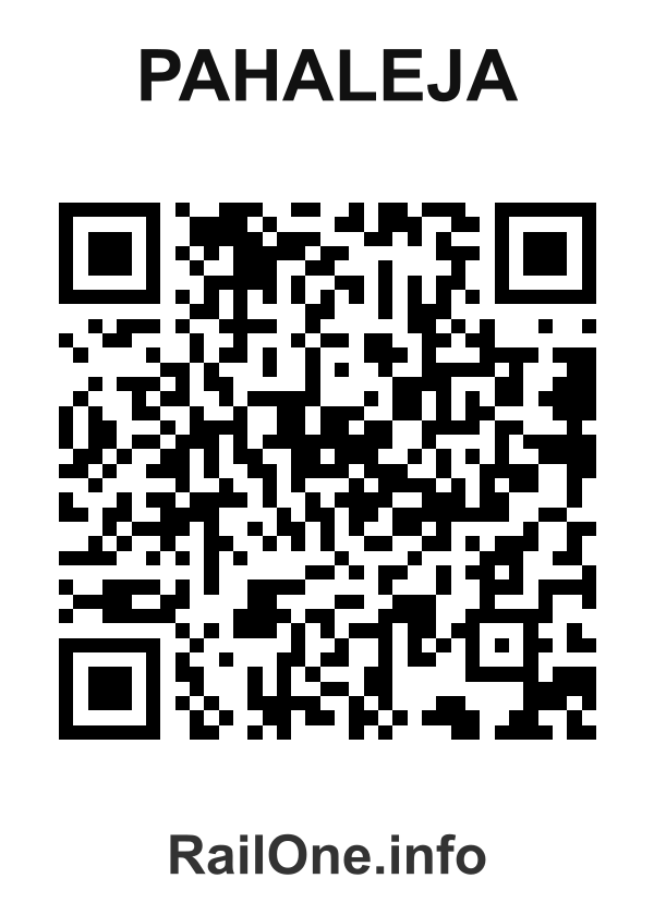RailOne QR Code for Pahaleja station