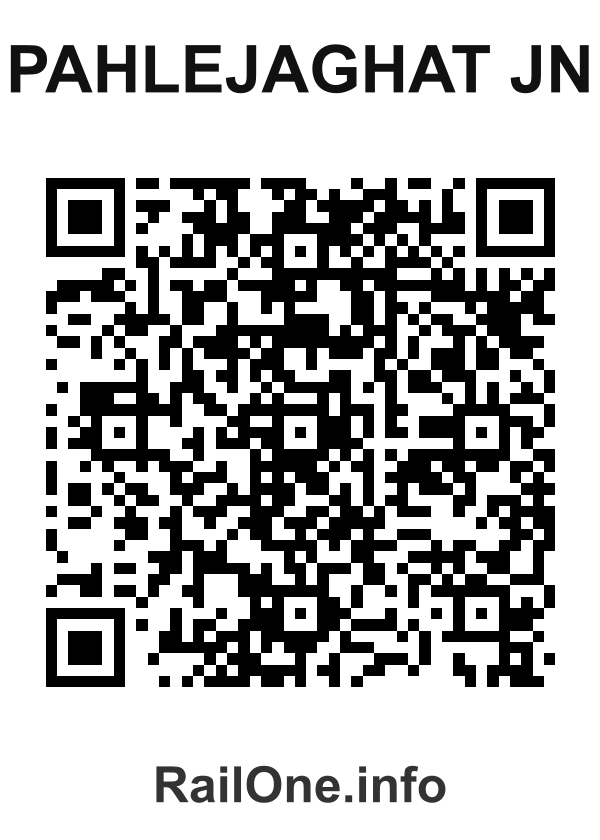 RailOne QR Code for Pahlejaghat Jn station