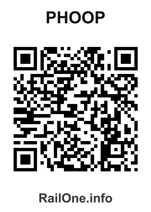 RailOne QR Code for Phoop station