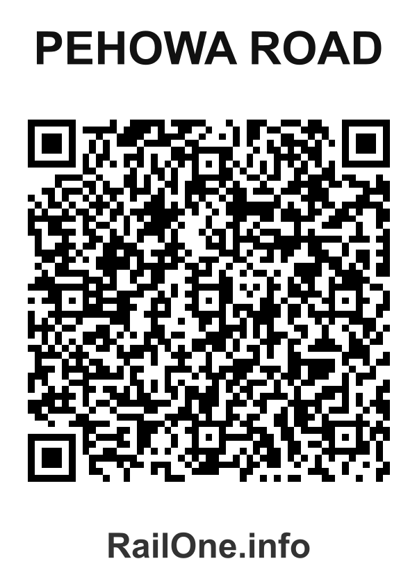 RailOne QR Code for Pehowa Road station