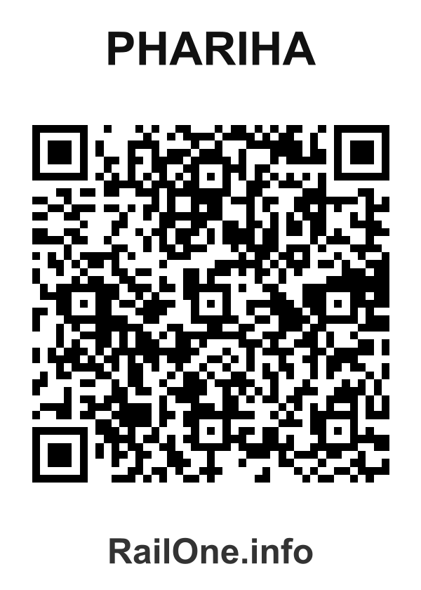 RailOne QR Code for Phariha station