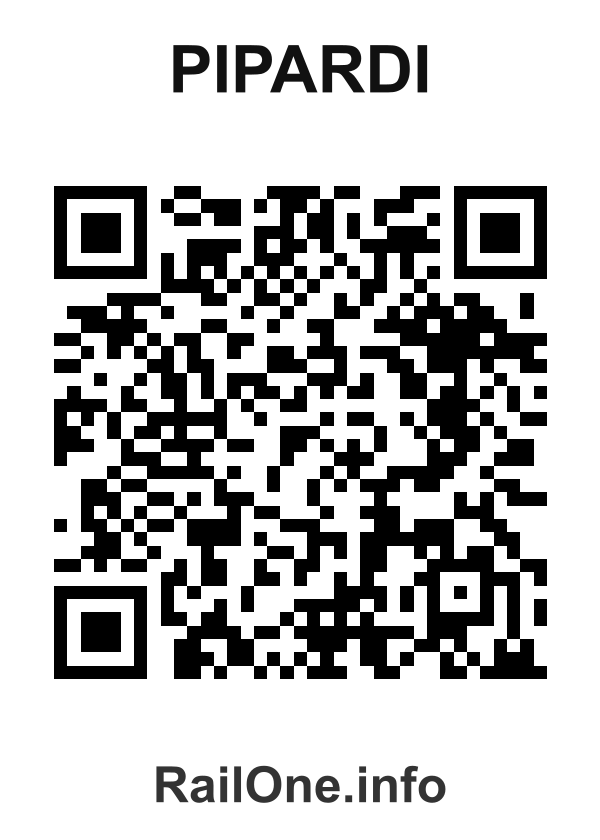 RailOne QR Code for Pipardi station