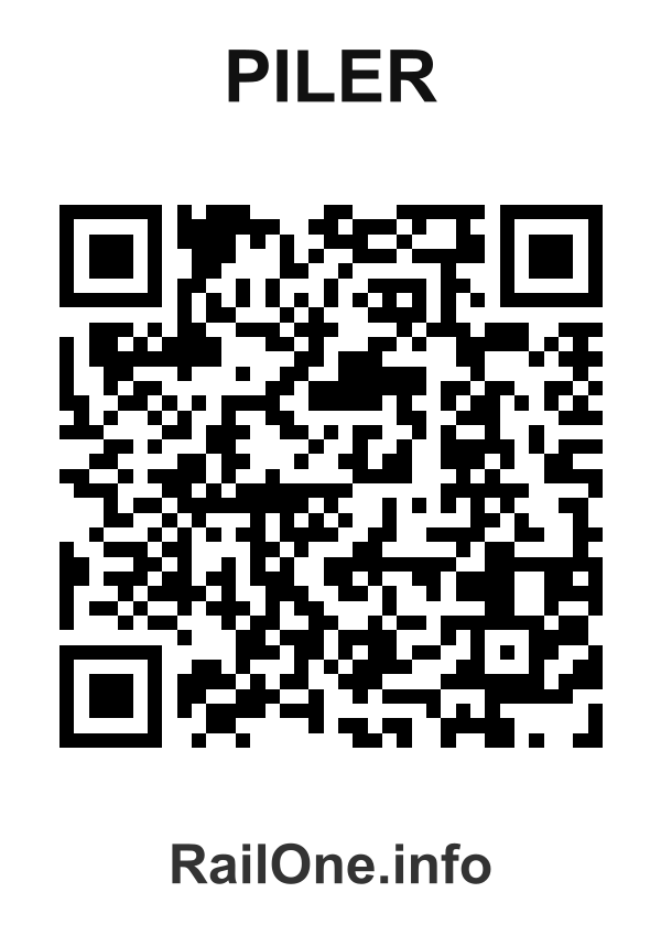 RailOne QR Code for Piler station