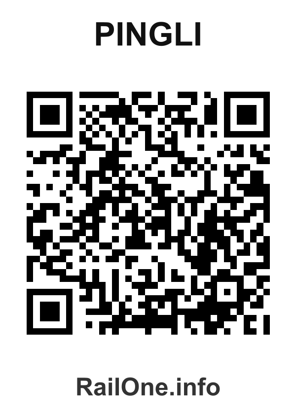 RailOne QR Code for Pingli station