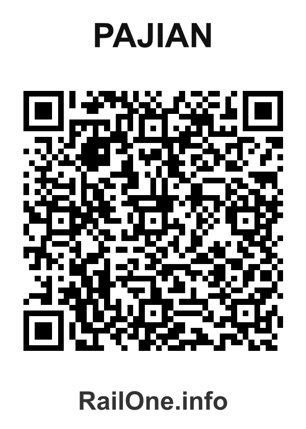 RailOne QR Code for Pajian station