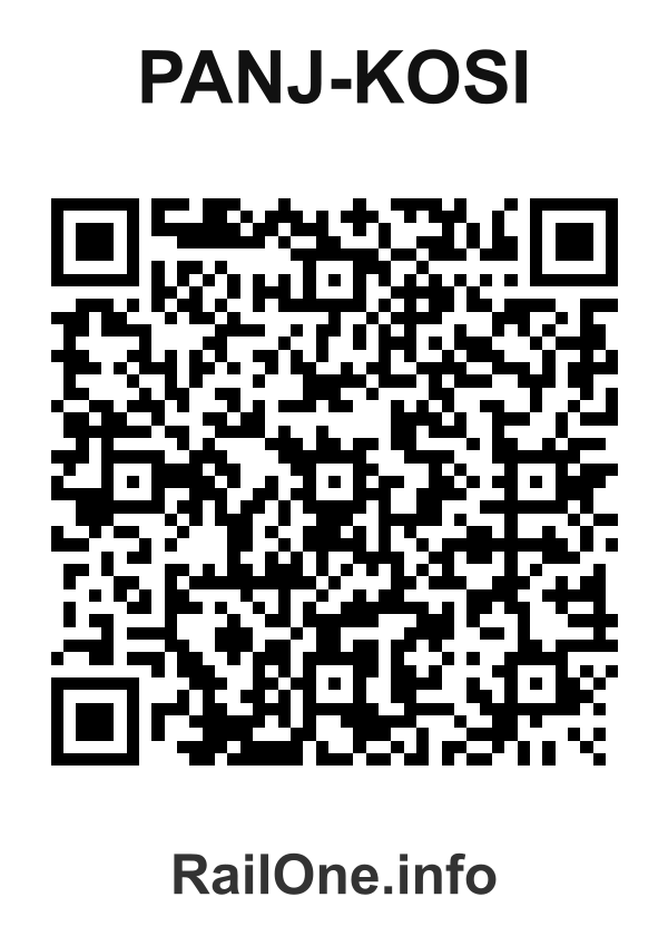RailOne QR Code for Panj-kosi station