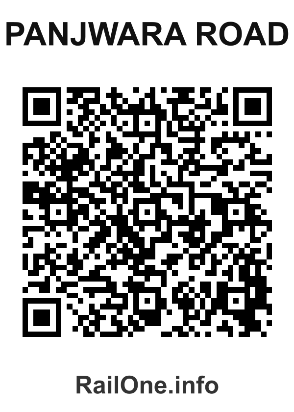 RailOne QR Code for Panjwara Road station