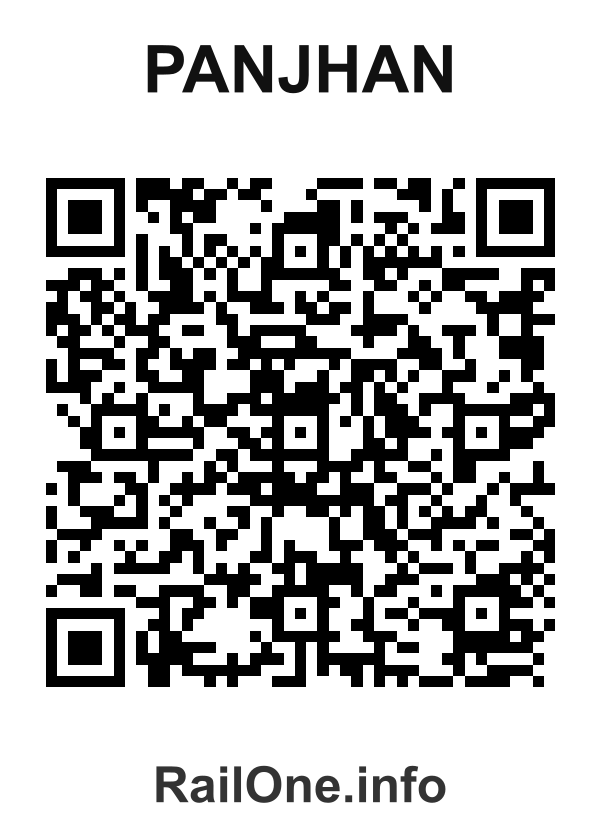 RailOne QR Code for Panjhan station