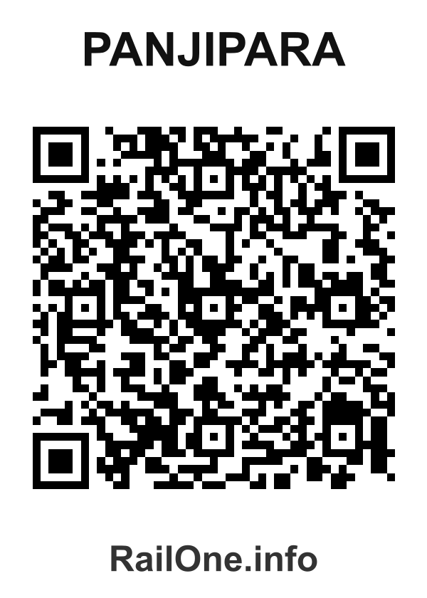 RailOne QR Code for Panjipara station