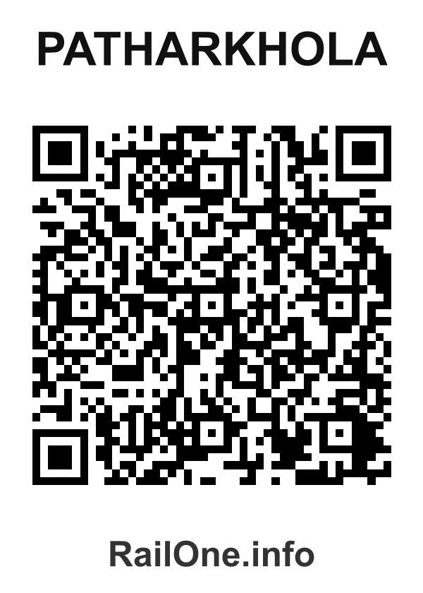 RailOne QR Code for Patharkhola station