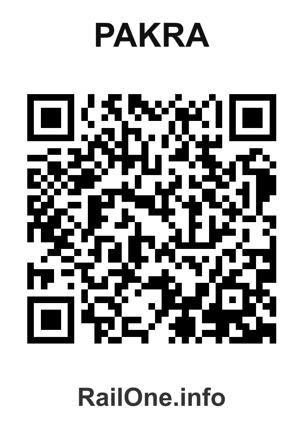 RailOne QR Code for Pakra station
