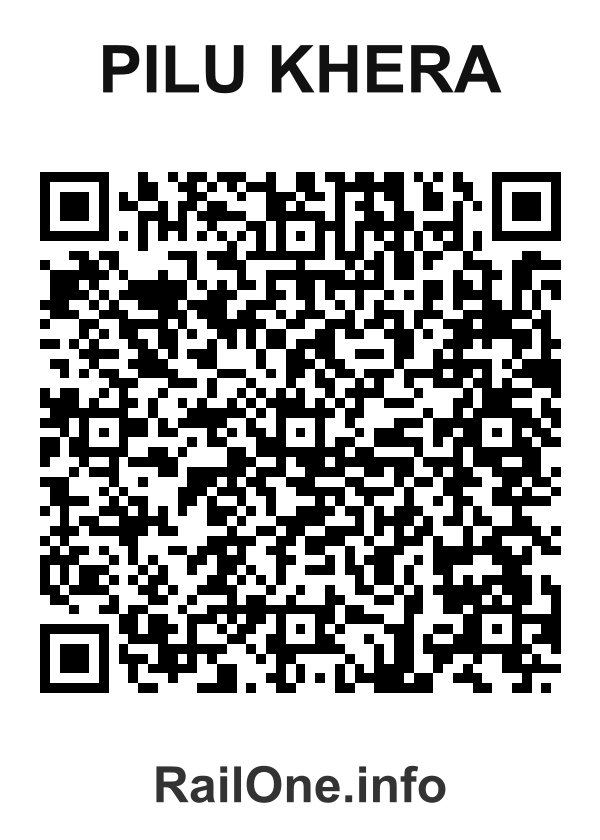 RailOne QR Code for Pilu Khera station