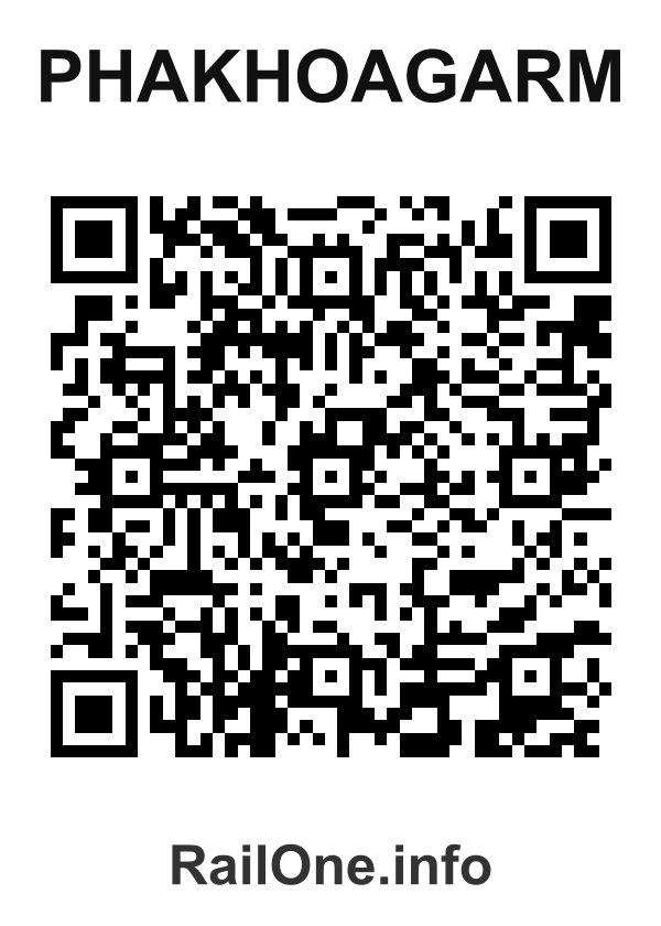 RailOne QR Code for Phakhoagarm station