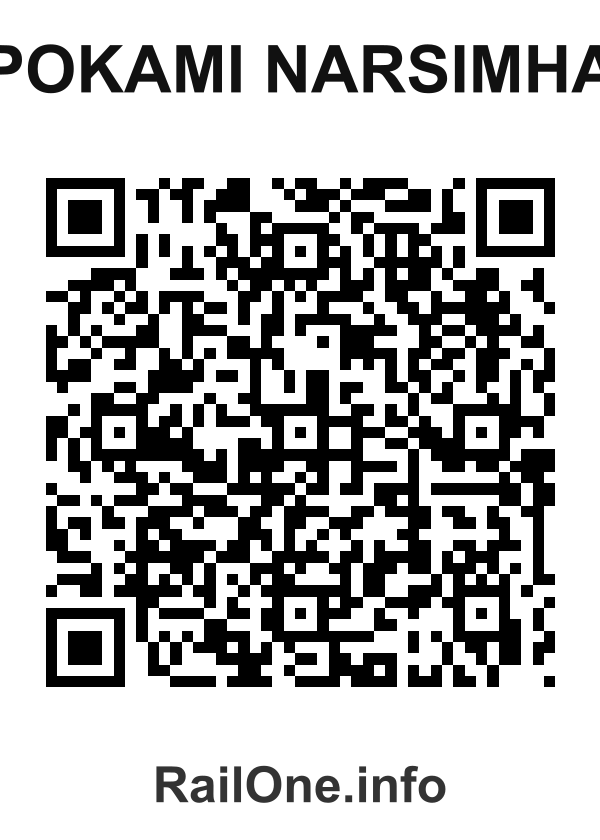 RailOne QR Code for Pokami Narsimha station