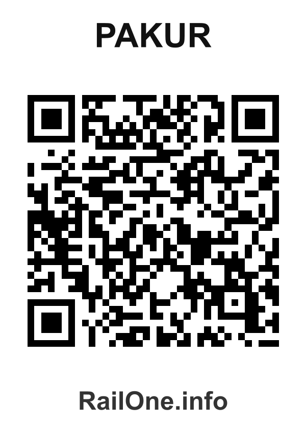 RailOne QR Code for Pakur station