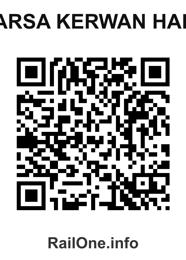 RailOne QR Code for Parsa Kerwan Halt station