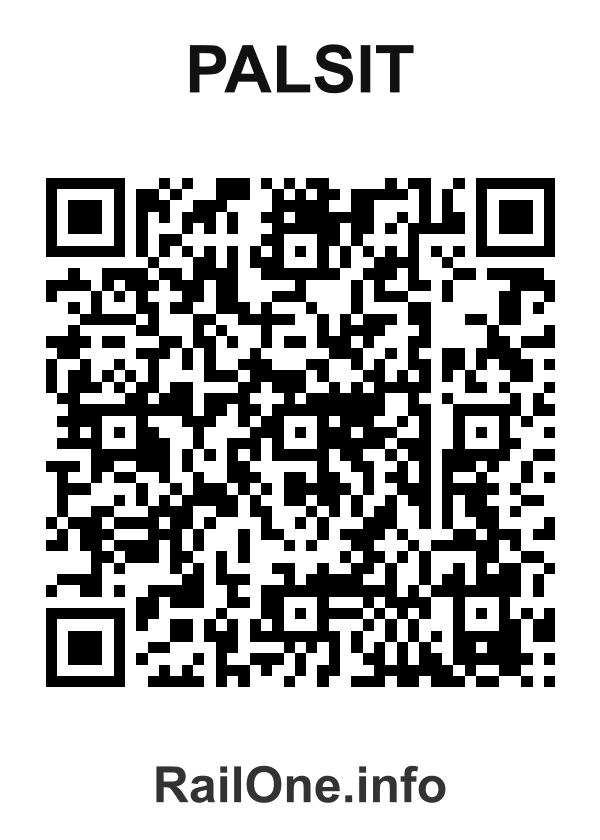 RailOne QR Code for Palsit station