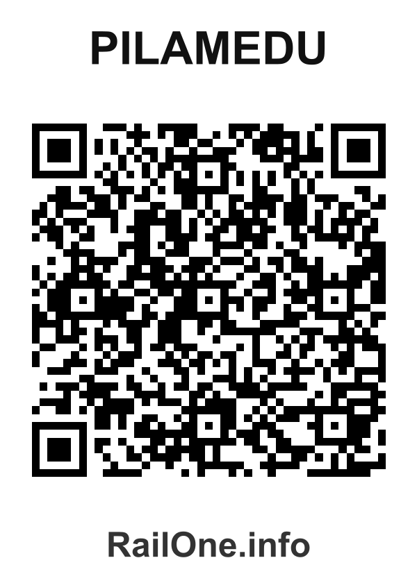 RailOne QR Code for Pilamedu station