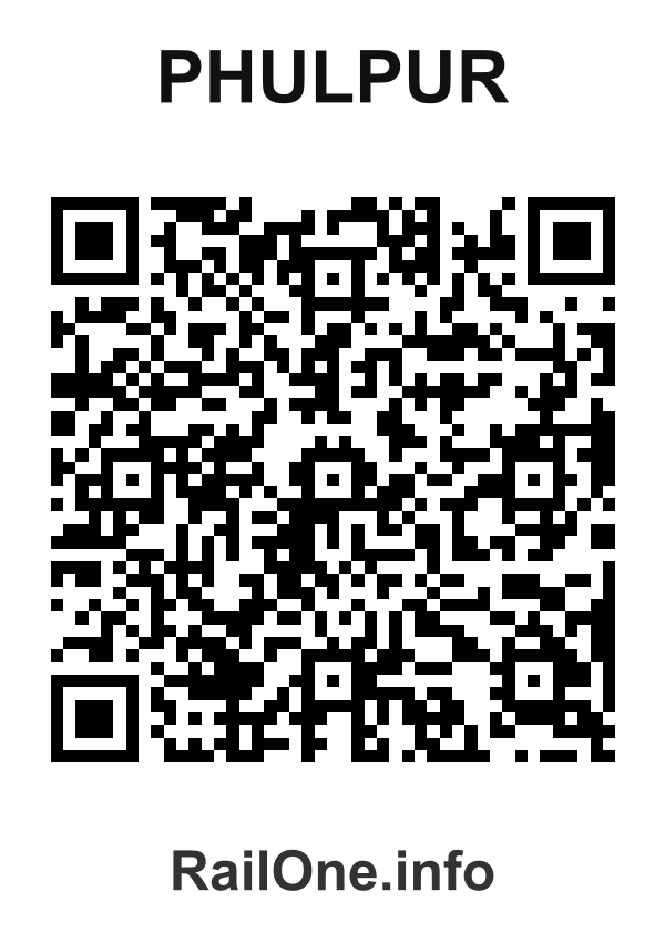 RailOne QR Code for Phulpur station